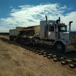Train Truck with Sands — Earthmoving Repair in Koumala, QLD